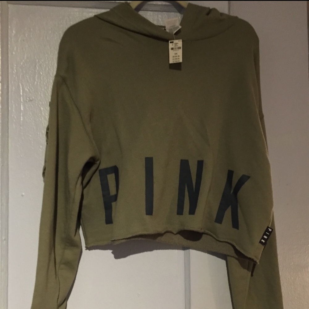 ✨VS PINK Cropped Hoodie✨